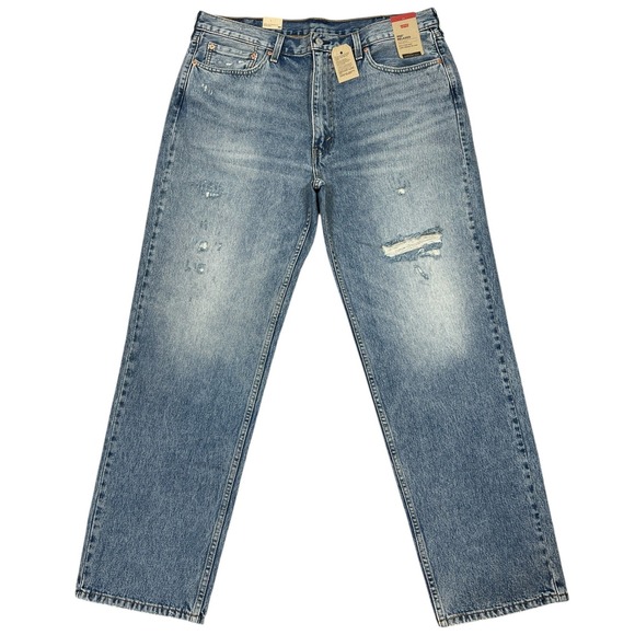 Levi's Other - Levi's 550 Relaxed Fit Mens Jeans 40x34 (40x33) Distressed Grunge Retro NEW!